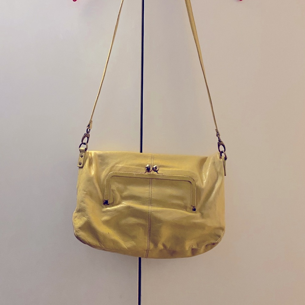 Hobo Crossbody Bag, Yellow